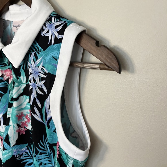 Tommy‎ Bahama Golf Women's Sleeveless Top Tropical Floral Sz Small Pickleball - Picture 4 of 9